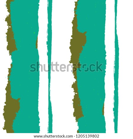 Seamless Grunge Stripes. Painted Lines. Texture with Vertical Dry Brush Strokes. Scribbled Grunge Rapport for Linen, Fabric, Textile. Rustic Vector Background