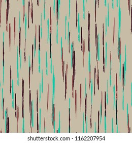 Seamless Grunge Stripes Pattern. Modern Scribbled Grunge Pattern for Wallpaper, Print, Textile. Abstract Color Background with Scribbled Stripes. Vector Texture for your Design.
