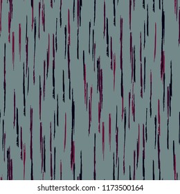 Seamless Grunge Stripes Pattern. Modern Scribbled Grunge Pattern for Calico, Print, Textile. Abstract Color Background with Scribbled Stripes. Vector Texture for your Design.