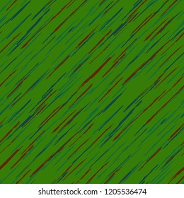 Seamless Grunge Stripes Pattern. Modern Scribbled Grunge Pattern for Dress, Paper, Tablecloth. Abstract Color Background with Scribbled Stripes. Vector Texture for your Design.
