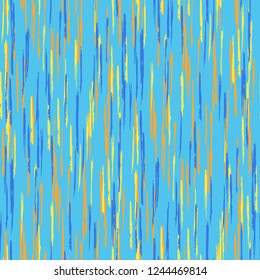 Seamless Grunge Stripes Pattern. Modern Scribbled Grunge Motif for Wallpaper, Fabric, Print. Abstract Color Background with Scribbled Stripes. Vector Texture for your Design.