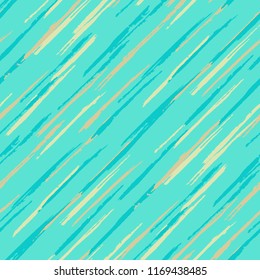 Seamless Grunge Stripes Pattern. Retro Scribbled Grunge Motif for Dress, Curtain, Paper. Abstract Color Background with Scribbled Stripes. Vector Texture for your Design.