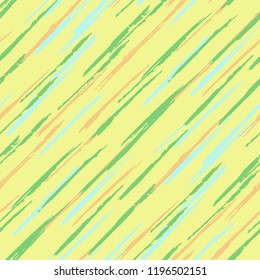 Seamless Grunge Stripes Pattern. Retro Scribbled Grunge Rapport for Wallpaper, Fabric, Print. Abstract Color Background with Scribbled Stripes. Vector Texture for your Design.