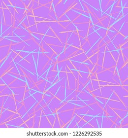Seamless Grunge Stripes Pattern. Retro Scribbled Grunge Motif for Wallpaper, Print, Textile. Abstract Color Background with Scribbled Stripes. Vector Texture for your Design.