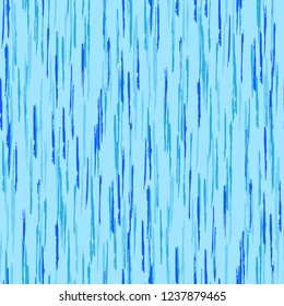 Seamless Grunge Stripes Pattern. Retro Scribbled Grunge Motif for Cotton, Print, Textile. Abstract Color Background with Scribbled Stripes. Vector Texture for your Design.