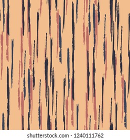 Seamless Grunge Stripes Pattern. Retro Scribbled Grunge Pattern for Fabric, Cloth, Textile. Abstract Color Background with Scribbled Stripes. Vector Texture for your Design.