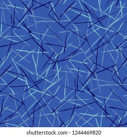 Seamless Grunge Stripes Pattern. Retro Scribbled Grunge Motif for Fabric, Cloth, Textile. Abstract Color Background with Scribbled Stripes. Vector Texture for your Design.
