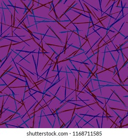 Seamless Grunge Stripes Pattern. Trendy Scribbled Grunge Pattern for Wallpaper, Cotton, Textile. Abstract Color Background with Scribbled Stripes. Vector Texture for your Design.