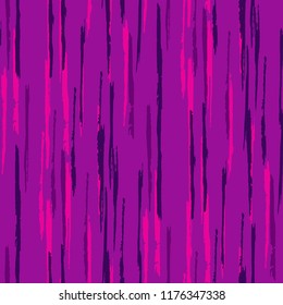 Seamless Grunge Stripes Pattern. Trendy Scribbled Grunge Pattern for Calico, Print, Textile. Abstract Color Background with Scribbled Stripes. Vector Texture for your Design.