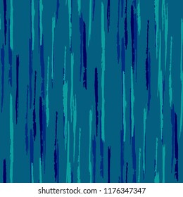 Seamless Grunge Stripes Pattern. Trendy Scribbled Grunge Rapport for Chintz, Linen, Paper. Abstract Color Background with Scribbled Stripes. Vector Texture for your Design.