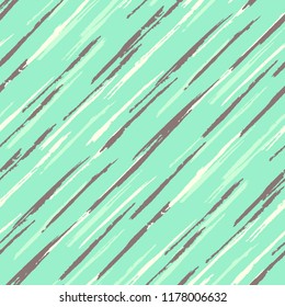 Seamless Grunge Stripes Pattern. Trendy Scribbled Grunge Pattern for Dress, Curtain, Tablecloth. Abstract Color Background with Scribbled Stripes. Vector Texture for your Design.