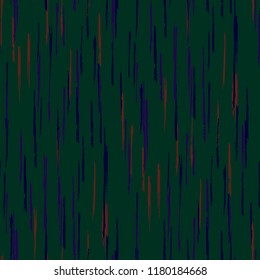 Seamless Grunge Stripes Pattern. Trendy Scribbled Grunge Motif for Dress, Paper, Tablecloth. Abstract Color Background with Scribbled Stripes. Vector Texture for your Design.