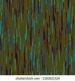Seamless Grunge Stripes Pattern. Trendy Scribbled Grunge Rapport for Print, Fabric, Cloth. Abstract Color Background with Scribbled Stripes. Vector Texture for your Design.