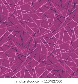 Seamless Grunge Stripes Pattern. Trendy Scribbled Grunge Pattern for Dress, Curtain, Paper. Abstract Color Background with Scribbled Stripes. Vector Texture for your Design.