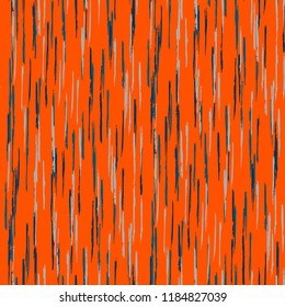 Seamless Grunge Stripes Pattern. Trendy Scribbled Grunge Motif for Print, Fabric, Cloth. Abstract Color Background with Scribbled Stripes. Vector Texture for your Design.