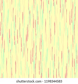 Seamless Grunge Stripes Pattern. Trendy Scribbled Grunge Pattern for Chintz, Linen, Wallpaper. Abstract Color Background with Scribbled Stripes. Vector Texture for your Design.