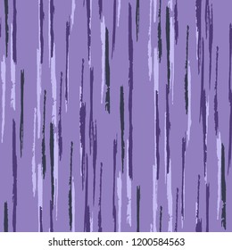 Seamless Grunge Stripes Pattern. Trendy Scribbled Grunge Motif for Linen, Paper, Tablecloth. Abstract Color Background with Scribbled Stripes. Vector Texture for your Design.