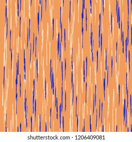 Seamless Grunge Stripes Pattern. Trendy Scribbled Grunge Pattern for Dress, Paper, Tablecloth. Abstract Color Background with Scribbled Stripes. Vector Texture for your Design.