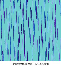 Seamless Grunge Stripes Pattern. Trendy Scribbled Grunge Rapport for Calico, Print, Textile. Abstract Color Background with Scribbled Stripes. Vector Texture for your Design.