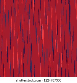 Seamless Grunge Stripes Pattern. Trendy Scribbled Grunge Motif for Dress, Curtain, Paper. Abstract Color Background with Scribbled Stripes. Vector Texture for your Design.