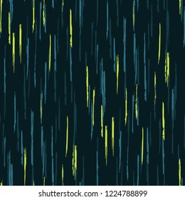 Seamless Grunge Stripes Pattern. Trendy Scribbled Grunge Rapport for Wallpaper, Print, Cotton. Abstract Color Background with Scribbled Stripes. Vector Texture for your Design.