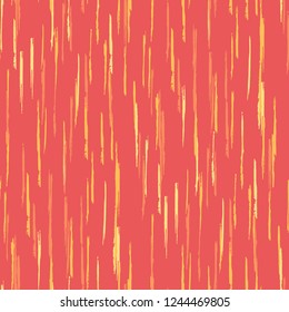 Seamless Grunge Stripes Pattern. Trendy Scribbled Grunge Motif for Calico, Print, Textile. Abstract Color Background with Scribbled Stripes. Vector Texture for your Design.