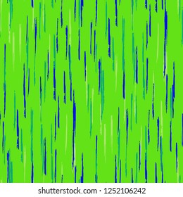 Seamless Grunge Stripes Pattern. Trendy Scribbled Grunge Pattern for Linen, Paper, Tablecloth. Abstract Color Background with Scribbled Stripes. Vector Texture for your Design.