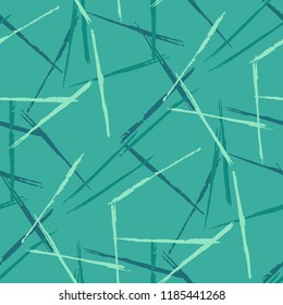 Seamless Grunge Stripes Pattern. Vintage Scribbled Grunge Rapport for Dress, Curtain, Paper. Abstract Color Background with Scribbled Stripes. Vector Texture for your Design.