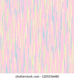 Seamless Grunge Stripes Pattern. Vintage Scribbled Grunge Pattern for Chintz, Curtain, Paper. Abstract Color Background with Scribbled Stripes. Vector Texture for your Design.
