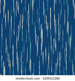 Seamless Grunge Stripes Pattern. Vintage Scribbled Grunge Pattern for Dress, Curtain, Tablecloth. Abstract Color Background with Scribbled Stripes. Vector Texture for your Design.