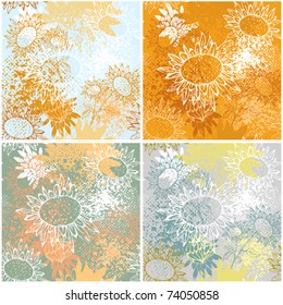 seamless grunge summer textures