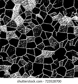 Seamless grunge texture black and white. Abstract background, futuristic elements