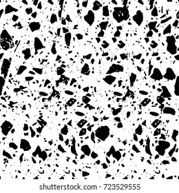 Seamless grunge texture black and white. Abstract background, futuristic elements