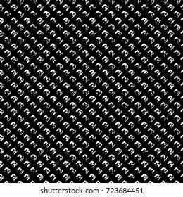 Seamless grunge texture black and white. Abstract background, futuristic elements