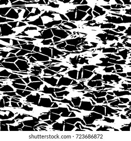Seamless grunge texture black and white. Abstract background, futuristic elements