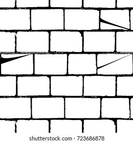 Seamless grunge texture black and white. Abstract background, futuristic elements