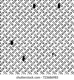 Seamless grunge texture black and white. Abstract background, futuristic elements