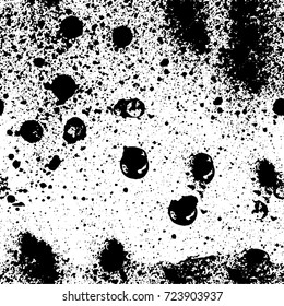Seamless grunge texture black and white. Abstract background, futuristic elements