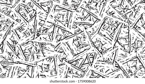 Textura sin hueso. Fondo de repetición monocromo. Patrón blanco y negro de elementos abstractos