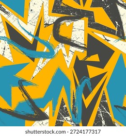 Nahtloses Grunge urbanes modernes Muster