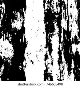 Seamless grunge vector overlay. Black and white rough texture. Monochrome scratched pattern. 