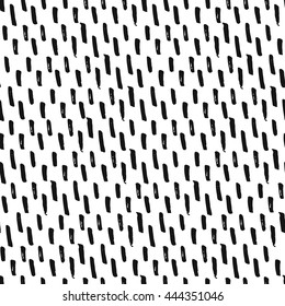 Seamless grunge vector pattern. Hand drawn background in sketch style. Paint with brush.