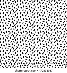 Seamless grunge vector pattern. Hand drawn background in sketch style. Paint with brush.