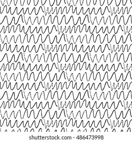 Seamless grunge vector pattern. Hand drawn background in sketch style.