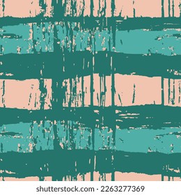 Seamless Grunge White Vintage Damaged Paper Scratches. Purple Endless Dry Messy Illustration, Seamless Art. Green Grunge Seamless Summer Distress Sketch Wall. 