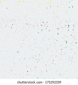 Seamless grungy background with effect spray. Colorful splashes on a light background. Vector illustration.