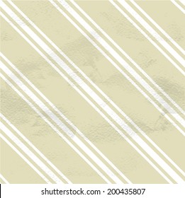 Seamless grungy vintage pattern from diagonal strips of different thickness