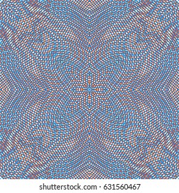 Seamless guilloche vector background color. Thin wavy lines texture.
