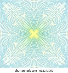 Seamless guilloche vector background. Thin wavy lines texture.
