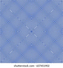 Seamless guilloche vector background. Thin wavy lines texture.